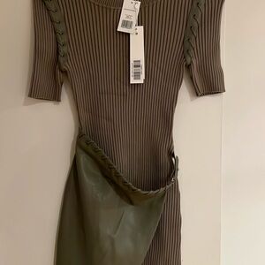 Stylish Olive Green Dress